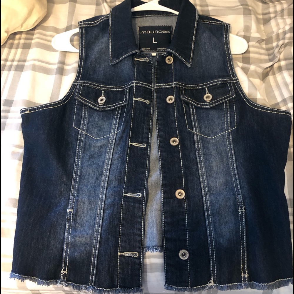 Denim vest